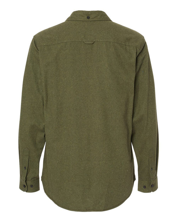 Against The Flow - Olive -  Button Up Flannel