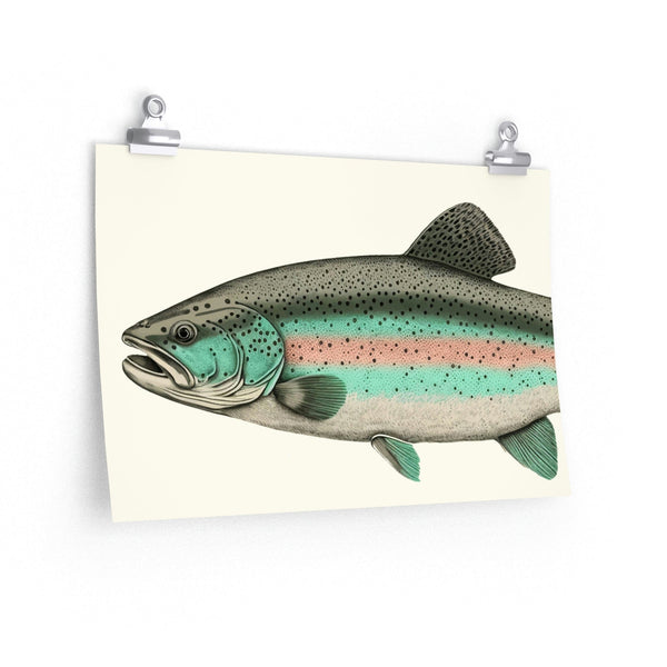 Vintage Style Rainbow Trout - Art Print