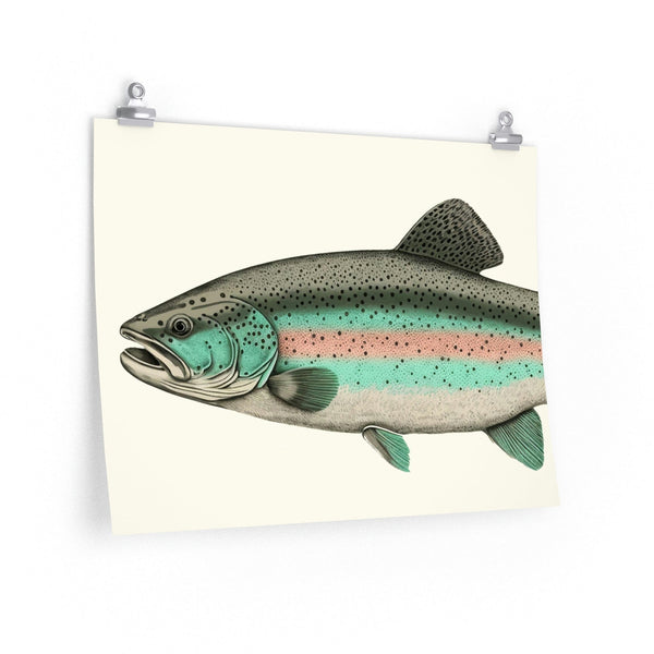 Vintage Style Rainbow Trout - Art Print