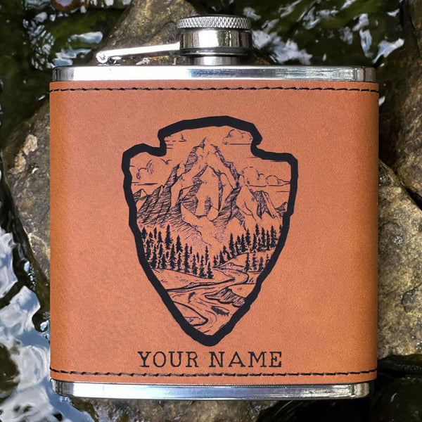Arrowhead Flask - Customizable