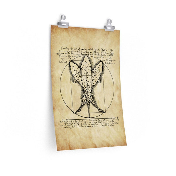 Vitruvian Trout -  Fly Fishing Art Print