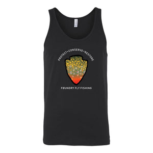 The Parks - Brook Trout - Fly Fishing Tank Top - Quietforest 