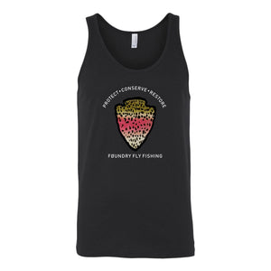 The Parks - Rainbow Trout - Fly Fishing Tank Top - Quietforest 