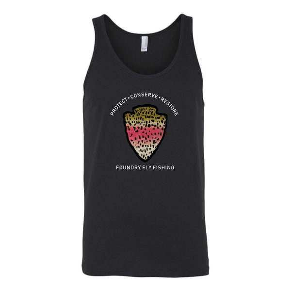 The Parks - Rainbow Trout - Fly Fishing Tank Top - Quietforest 