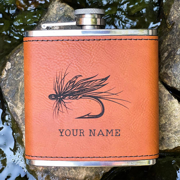 Feathers Flask - Customizable