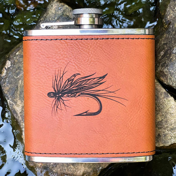 Feathers Flask - Customizable