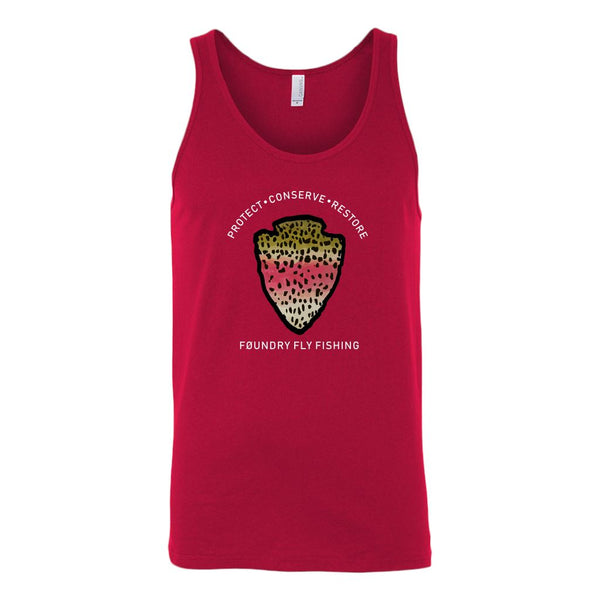 The Parks - Rainbow Trout - Fly Fishing Tank Top - Quietforest 