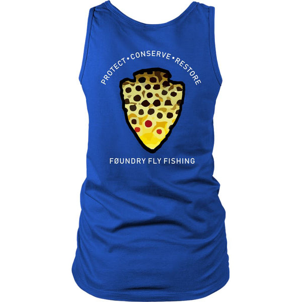 The Parks - Brown Trout - Womens Tank - Quietforest 