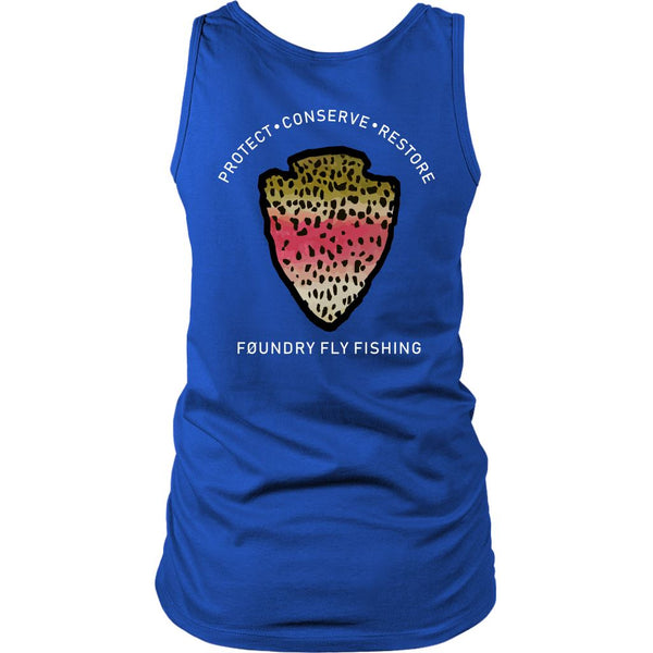 The Parks - Rainbow Trout - Womens Tank - Quietforest 