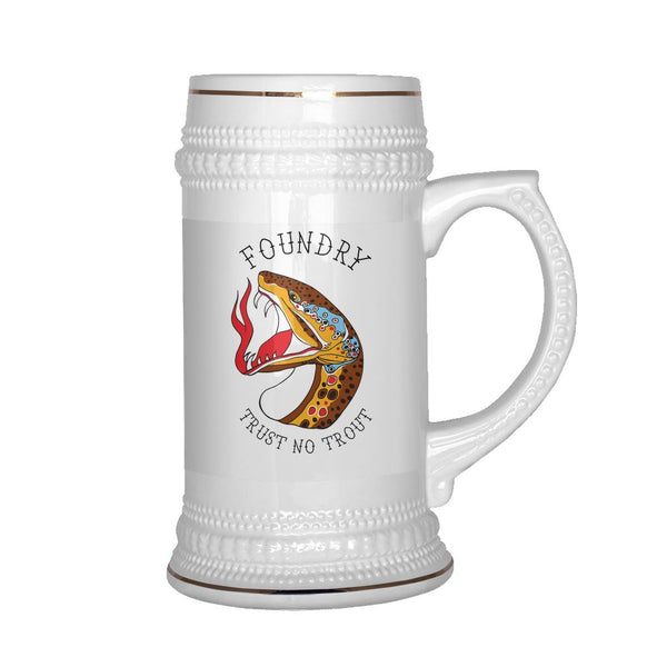 Trust No Trout - Beer Stein - Quietforest 