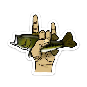 Rock Bass - Large Mouth Bass Sticker - Quietforest 