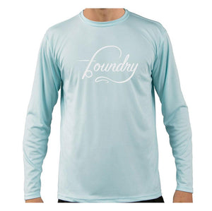 Gulf Blue - UPF 50+ Long Sleeve - Fly Fishing Shirt - Quietforest 