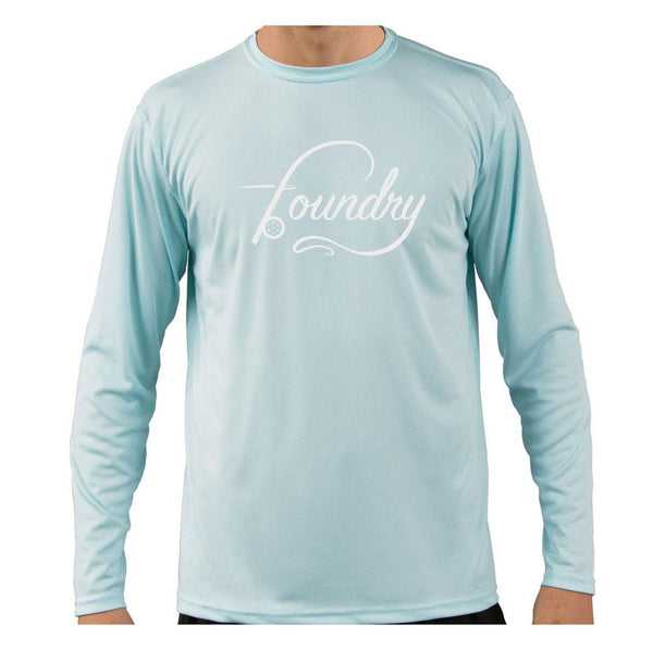 Gulf Blue - UPF 50+ Long Sleeve - Fly Fishing Shirt - Quietforest 