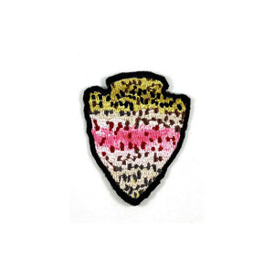 The Parks - Rainbow Trout - Iron On Fly Fishing Patch - Quietforest 