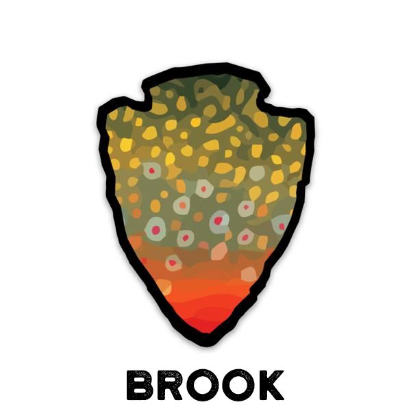 The Parks - Pick One  - Trout Sticker - Quietforest 