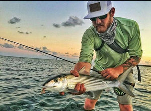 Flats Green - UPF 50+ Long Sleeve - Fly Fishing Hoodie - Quietforest 