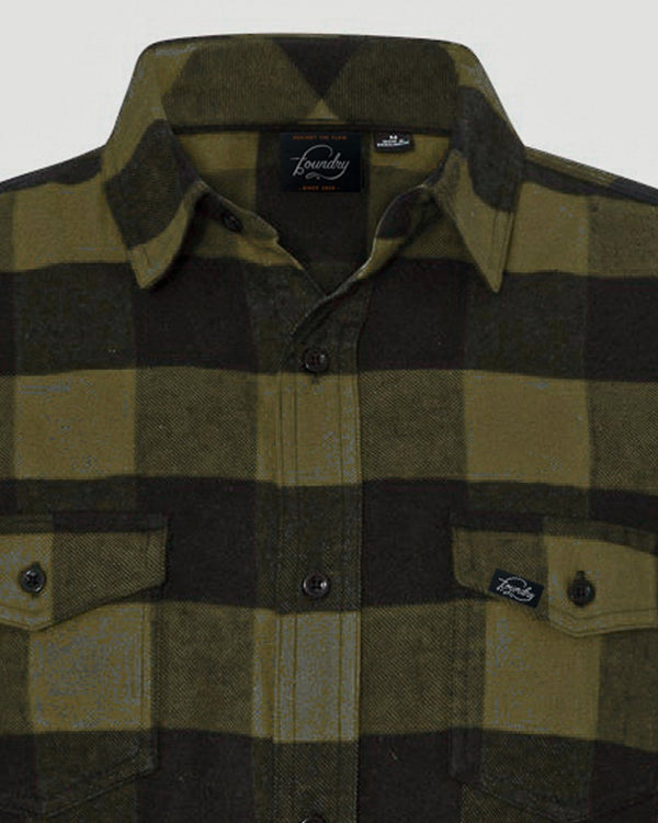 Green Drake -  Button Up Flannel