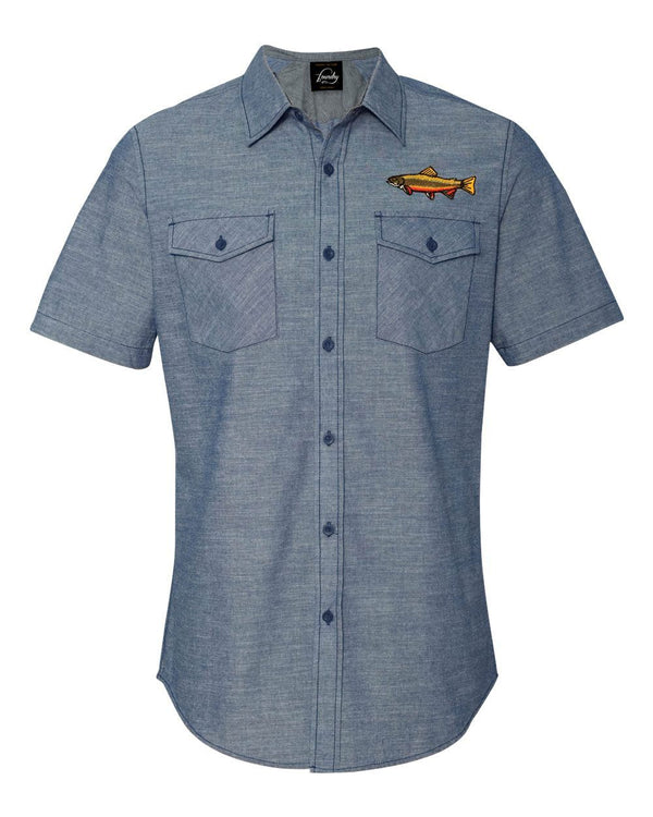 Brook Trout -  Button Up - Fly Fishing Shirt
