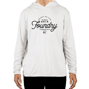 White Cap - UPF 50+ Long Sleeve - Fly Fishing Hoodie - Quietforest 
