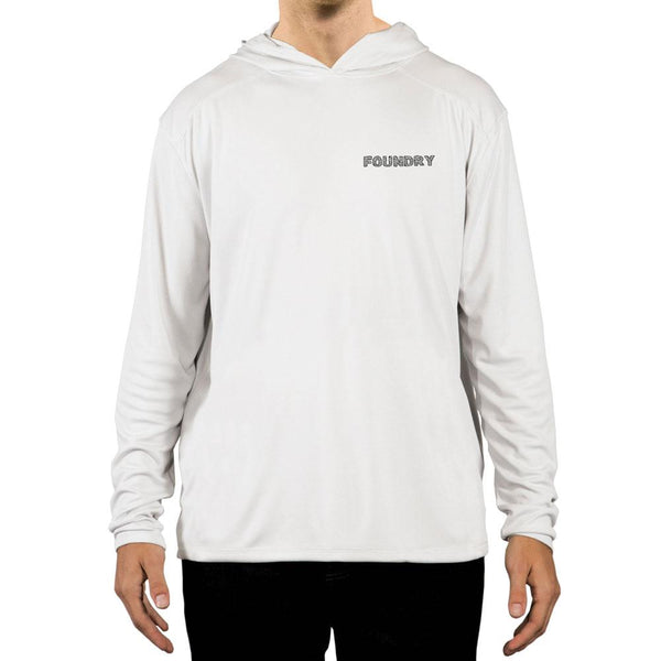 Searching For Shadows   - UPF 50+ Long Sleeve - Bonefish Fly Fishing Hoodie - Quietforest 