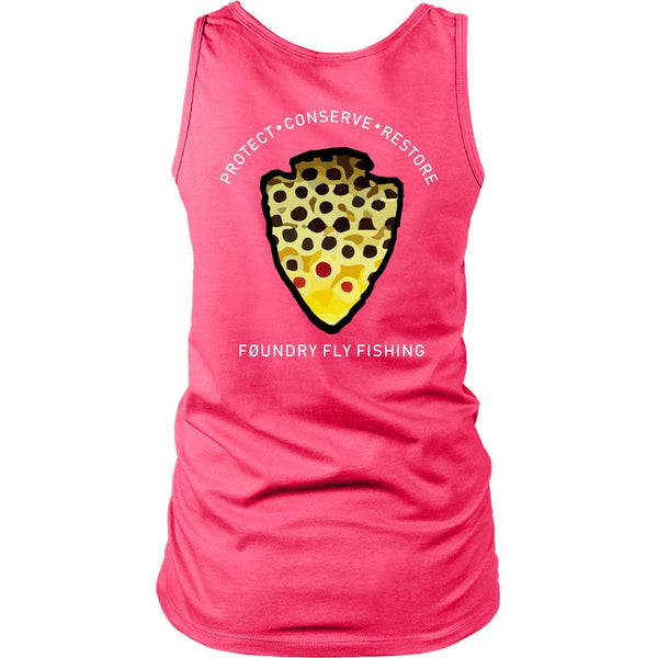 The Parks - Brown Trout - Womens Tank - Quietforest 