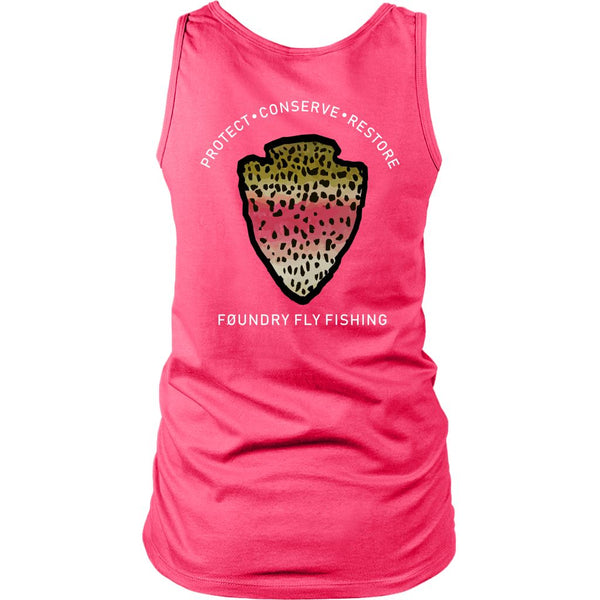The Parks - Rainbow Trout - Womens Tank - Quietforest 