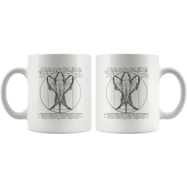 Vitruvian Trout - Coffee Mug - Quietforest 