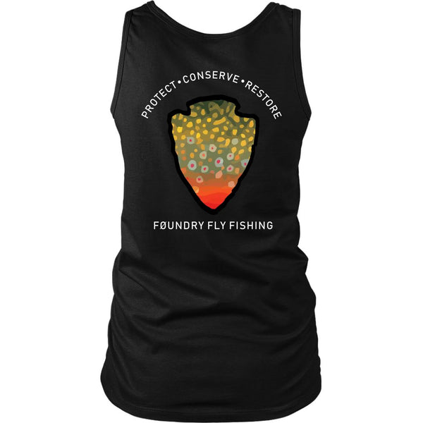 The Parks - Brook Trout - Womens Tank - Quietforest 