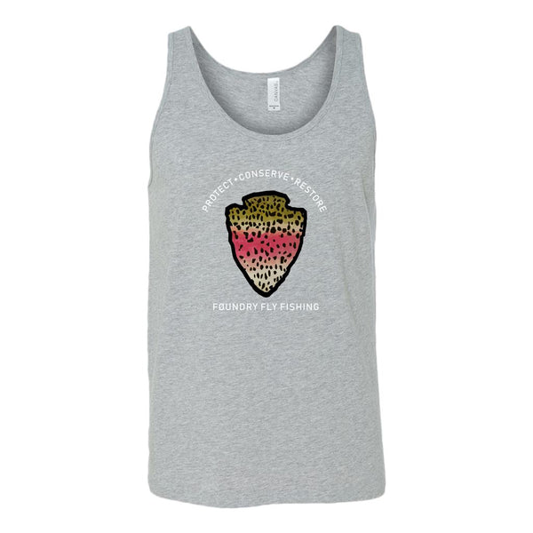 The Parks - Rainbow Trout - Fly Fishing Tank Top - Quietforest 