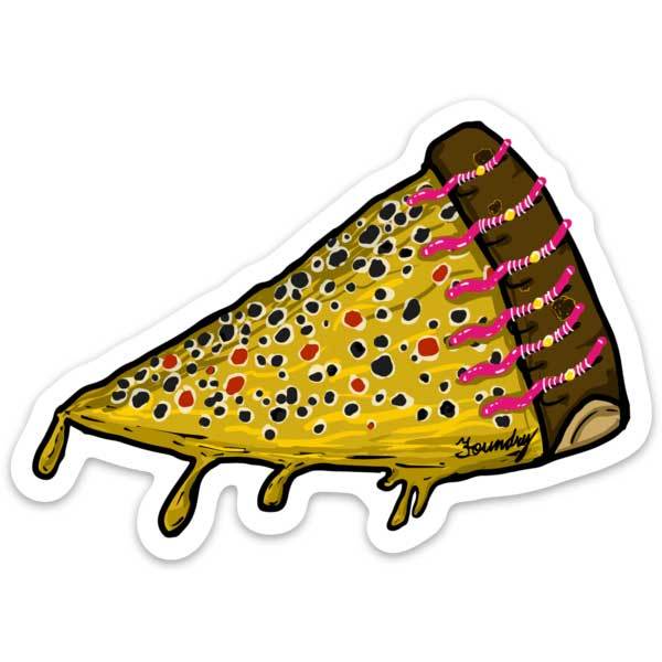 Cheat Day - Brown Trout - Fly Fishing Sticker - Quietforest 
