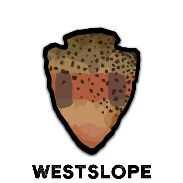 The Parks - Pick One  - Trout Sticker - Quietforest 